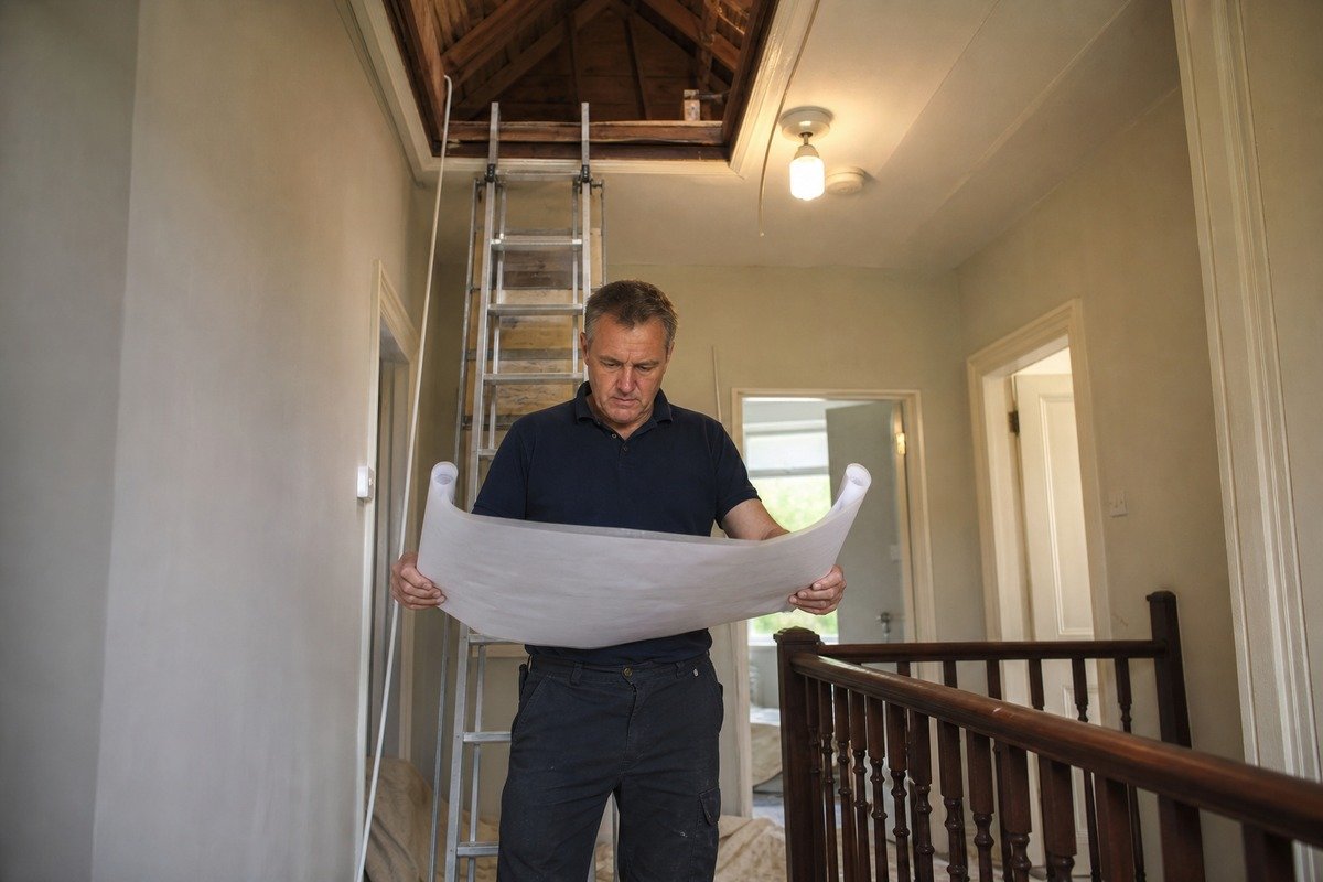Loft conversion site survey in Colchester