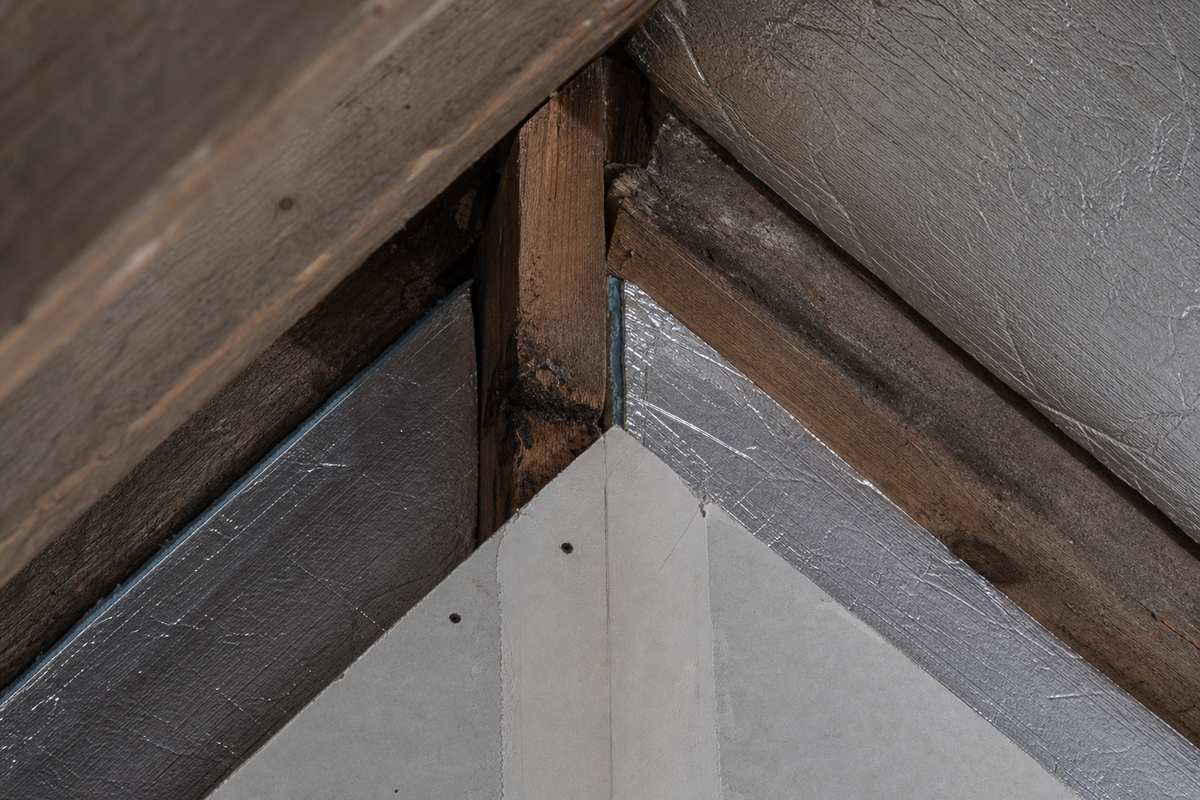 Loft conversion insulation detail in Colchester