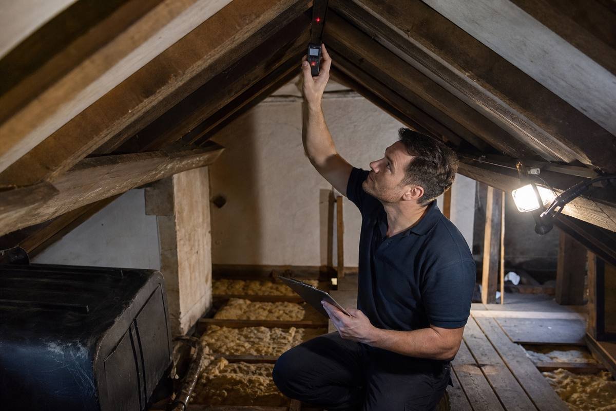 Loft conversion head height survey in Colchester