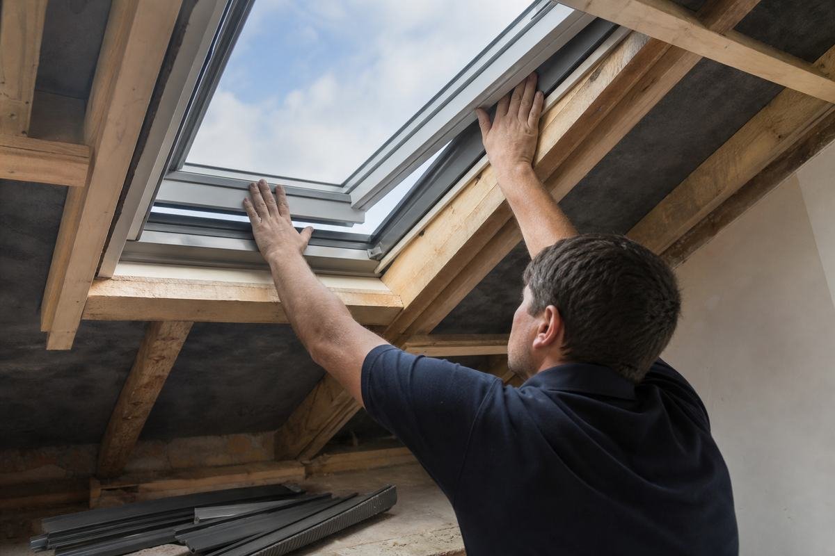 Loft conversion rooflight installation in Colchester